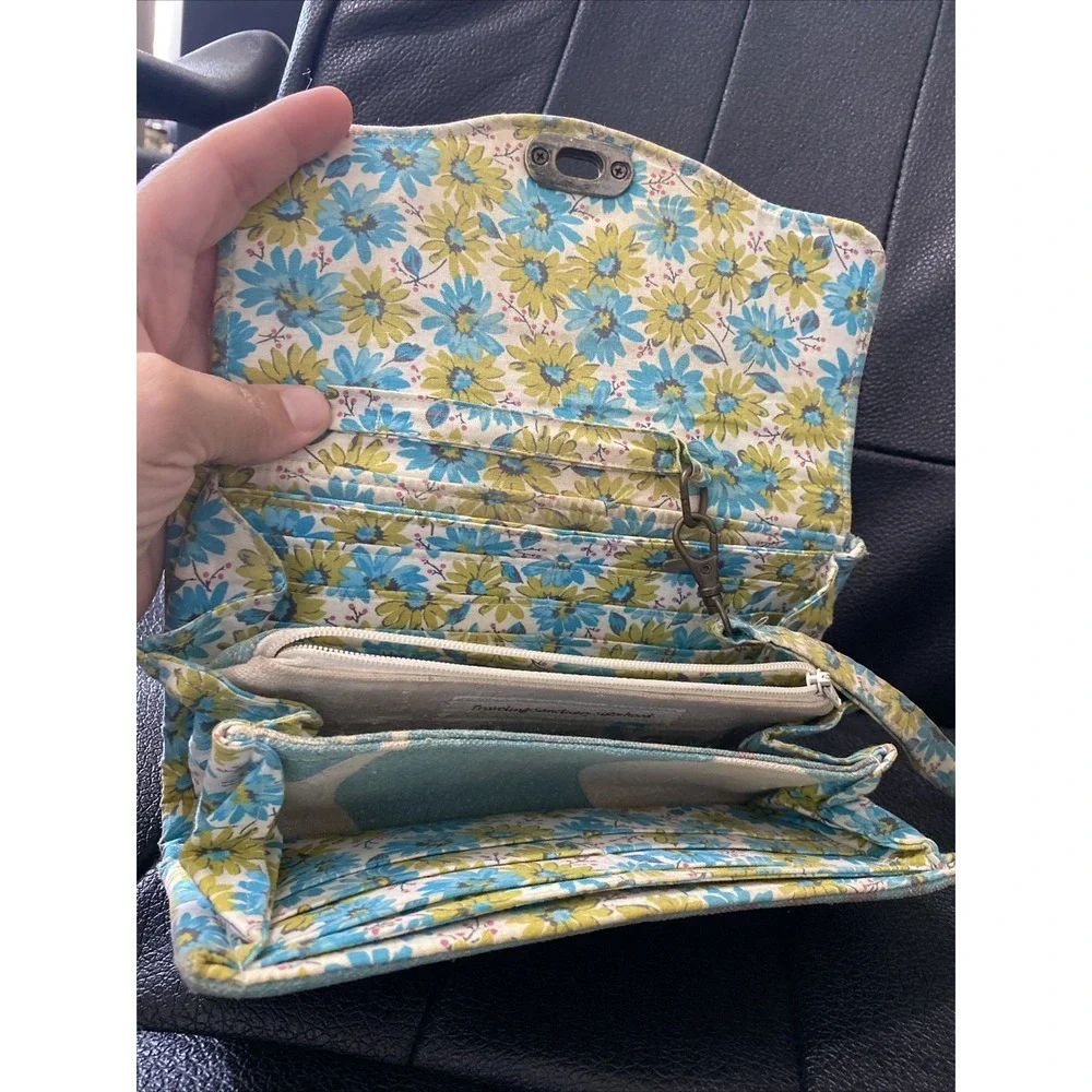 Traveling Sanctuary Sisterhood Repurposed Recycled Purse Bag Wallet Seeds Plants